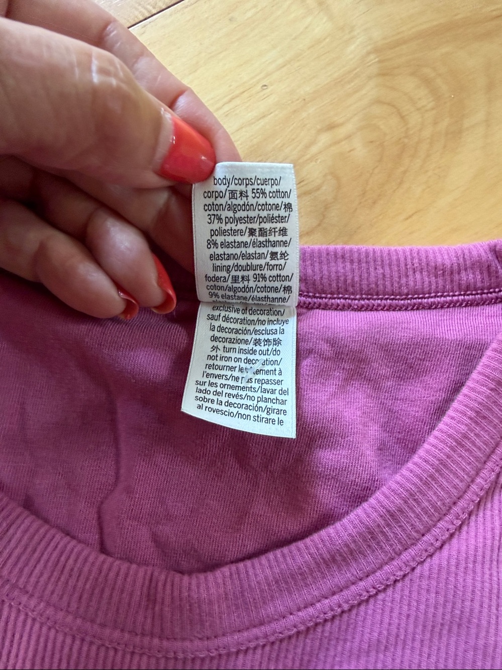 High Neck Ribbed Shelf Bra Tank - Picture 5 of 7